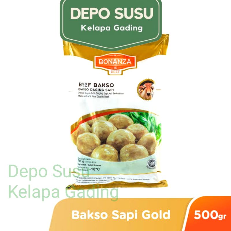 Bakso Bonanza 500gr AB15 AB10 Gold Premium 50 33 butir pcs 500 Gram