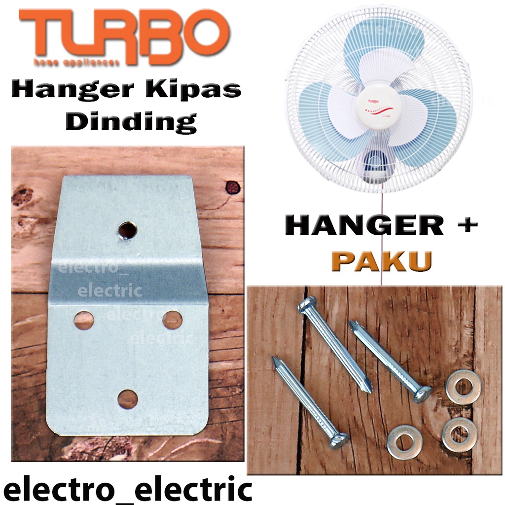 Besi Holder Hanger Pengait Gantungan Wall Fan Kipas Dinding Turbo