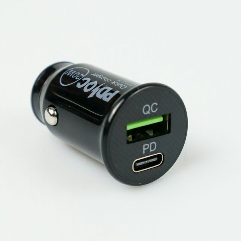 Kuulaa Car Charger Mobil USB 2Port USB TypeC PD3A QC3. 0 20W A318