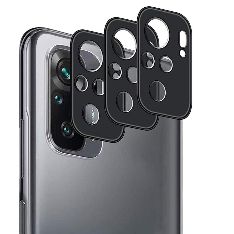 Murah Untung Ring Camera Metal Lens Camera Xiaomi MI 11/MI 11 ULTRA/Redmi 9t/Redmi Note 7/Note 8 Pro/Note 9/Note 9 Pro/Note 10s/Note 10 4G/Note 10 5G/Note 10 pro  Pelindung Lensa Kamera 360°Derajat Metalic-Besi/Tempered Protecth Kaca