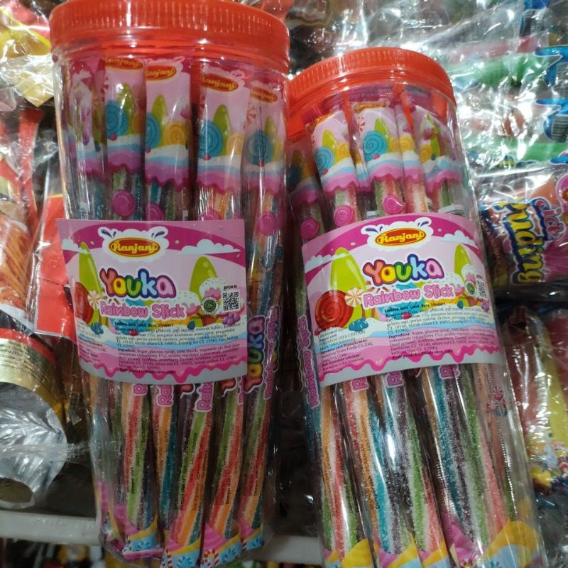 youka rainbow stick panjang