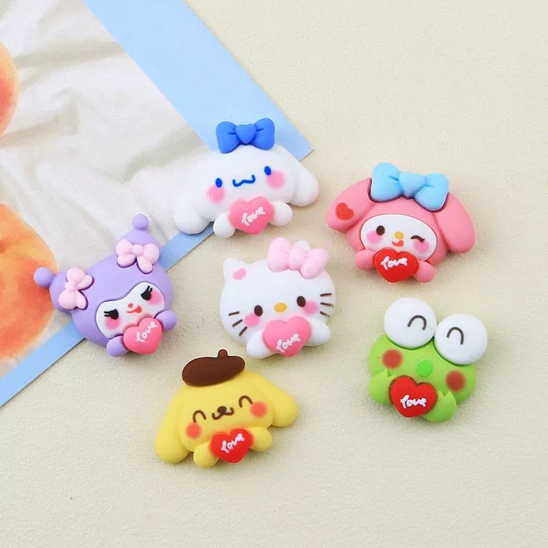 Clay Sanrio Head Love Dof Clear [set dan pilih motif]