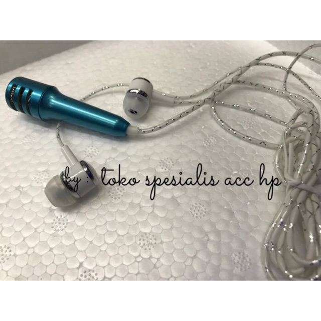 Mic smule handsfree smule karaoke headset microphone mini