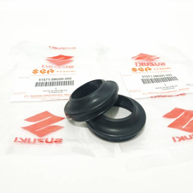 Seal Tutup Shock Depan Spin Skydrive Skywave Hayate 51571-09G00-000 Original SGP 2pc