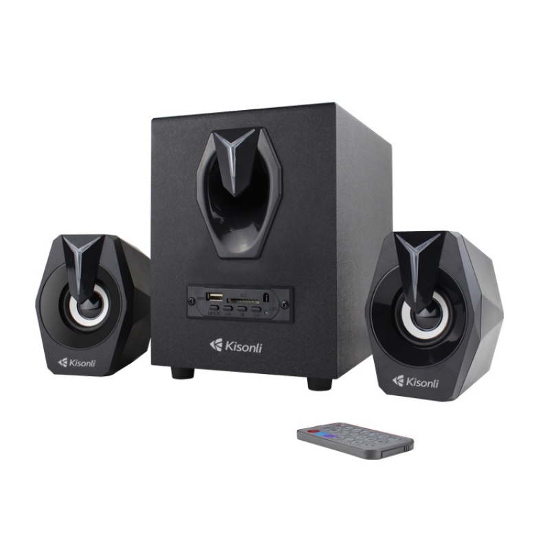 Gaming Speaker Aktif Bluetooth Subwoofer Aktif Support BT, USB, TF Card &amp; Radio With Remote Control -  TM-6100U