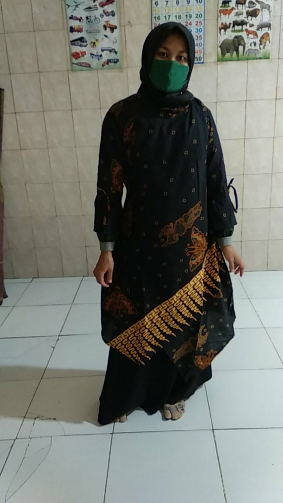 Batik Wanita Asj Sa Hrb026 Kenongo Kemeja Tosca Pendek