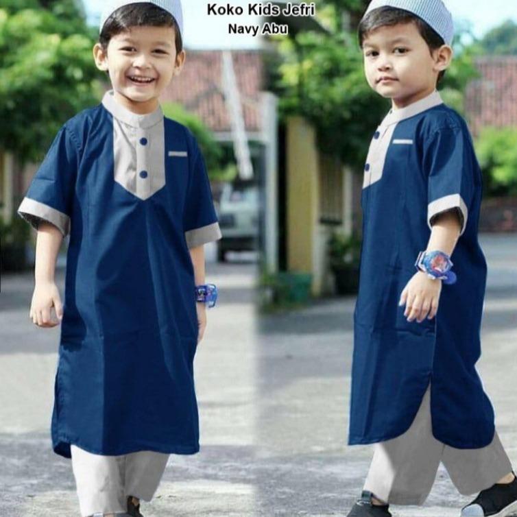 BEFAST - ZTL OOTD Baju Koko Anak JIHVA / SET ANAK KOKO JAFRI / Pakaian Anak Laki-Laki / Setelan Baju Kokoh / Baju Ngaji Anak Laki-Laki / Keluaran Terbaru 2022 / Fashion Muslim Anak Casual / Baju Kokoh Polos Terlaris