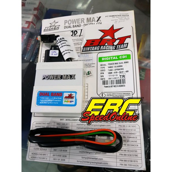 CDI BRT DUALBAND VARIO 110 - VARIO 110 TECHNO RACING ORIGINAL ORI
