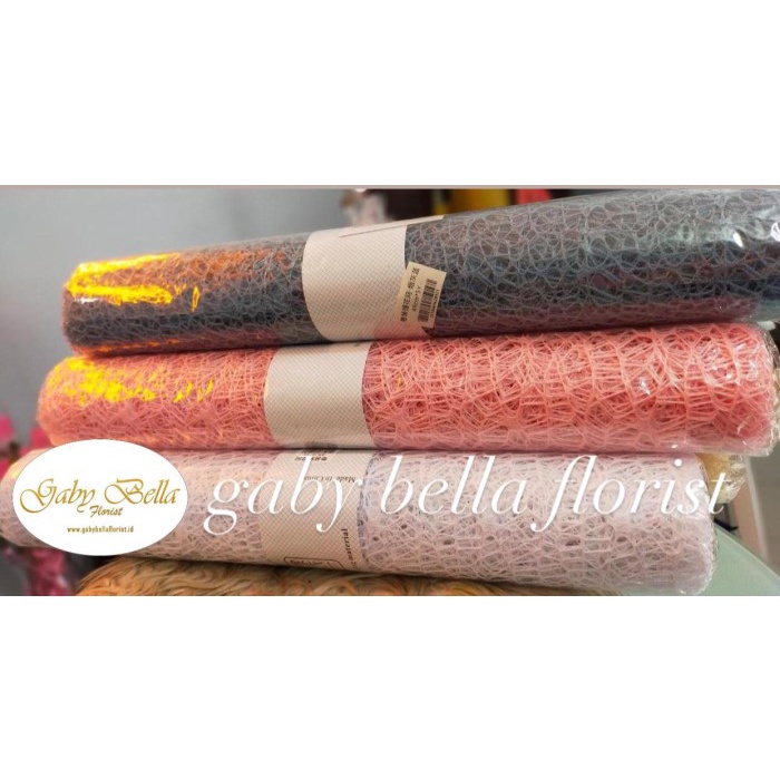 

Tisu gulungan. Wrapping bunga. Tisu jaring. Tisu renda. Wrapping renda