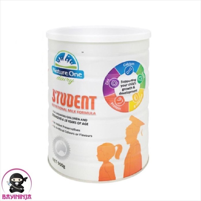 

NATURE ONE Student Susu Anak 6 to 18 Tahun 900 g T-Ninjabayi 01