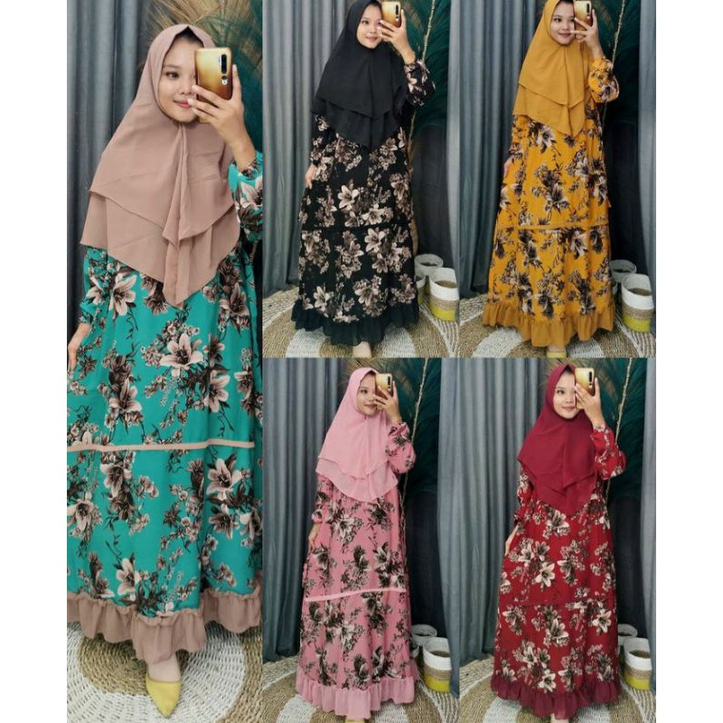Gamis MURAH medan olivia set gamis