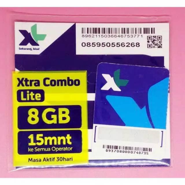 (cod) perdana kuota XL 8GB