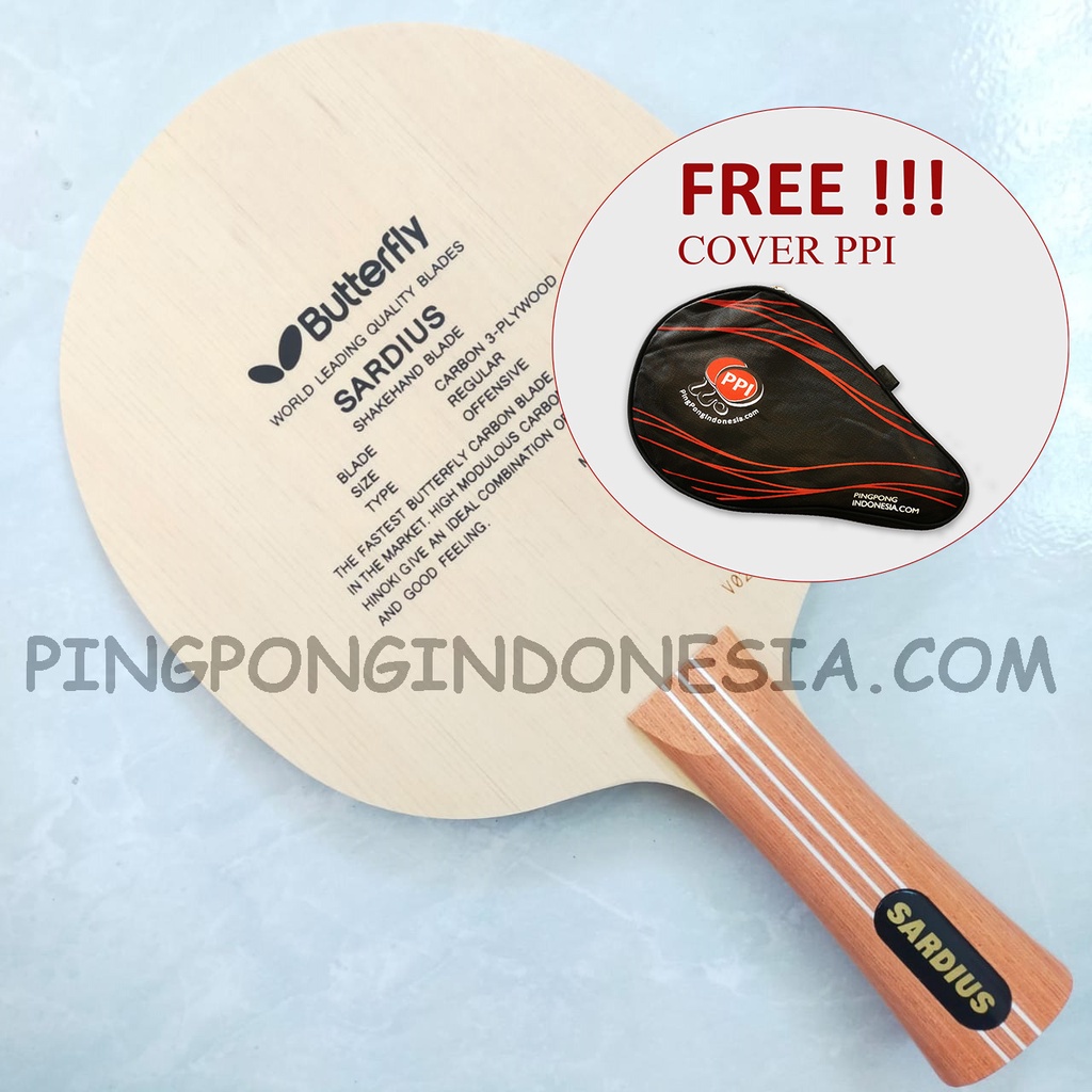 Butterfly Sardius - Kayu Pingpong Blade Tenis Meja Bet Bat