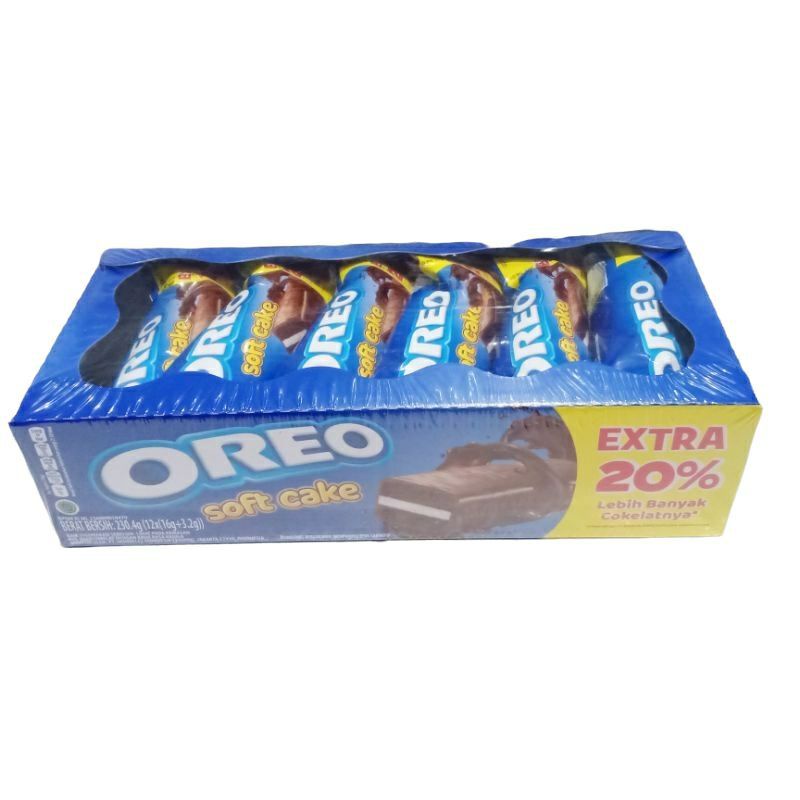 

Oreo soft cake per box isi 12 pcs