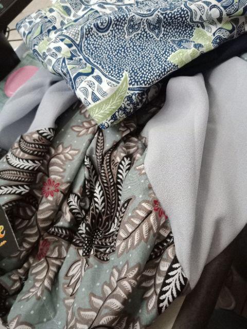 Batik Dolby Dolbi Dobby Doby Tenun Sutra Tulis Katun Atbm Baron Atasan Batik Wanita Sogan Srg308