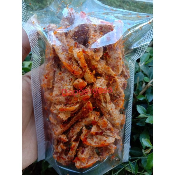 

BASRENG BALADO SUPER PEDAS 100GRAM/BASRENG DAUN JERUK PEDAS