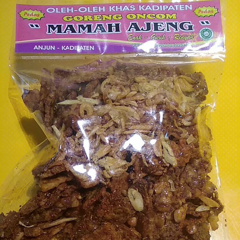 

OLEH OLEH KHAS DAERAH CEMILAN ONCOM GORENG KERING FULL BAWANG GORENG MANIS PEDAS SEHAT HIGIENIS MURAH