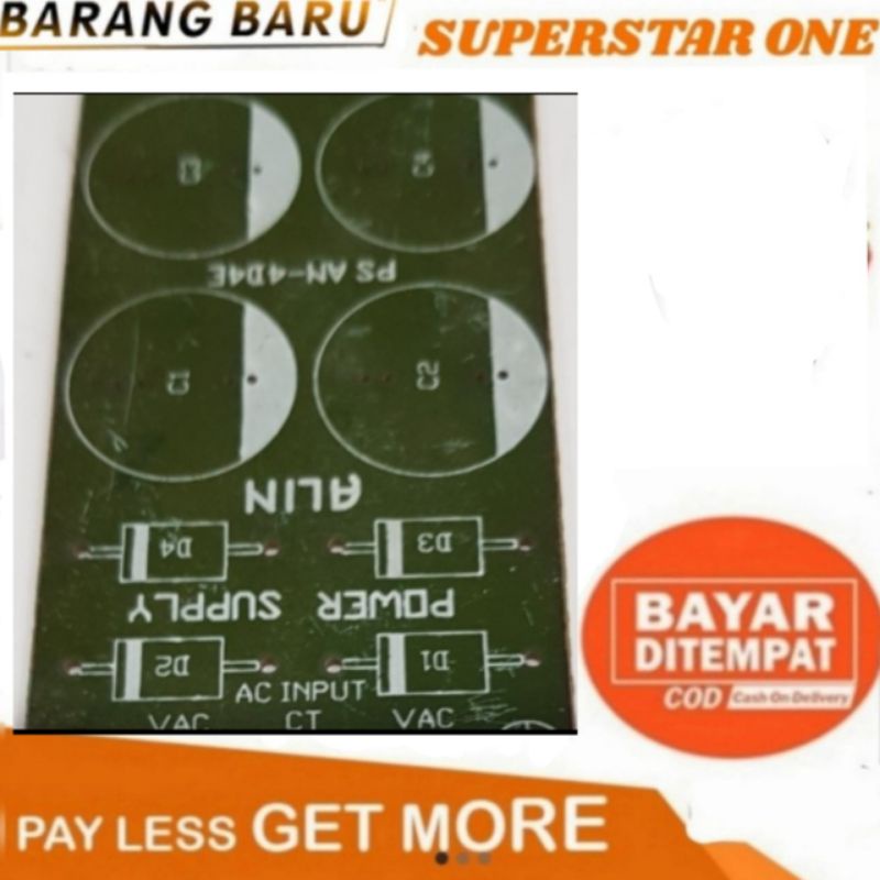 pcb power Suplay regulator 4 elco