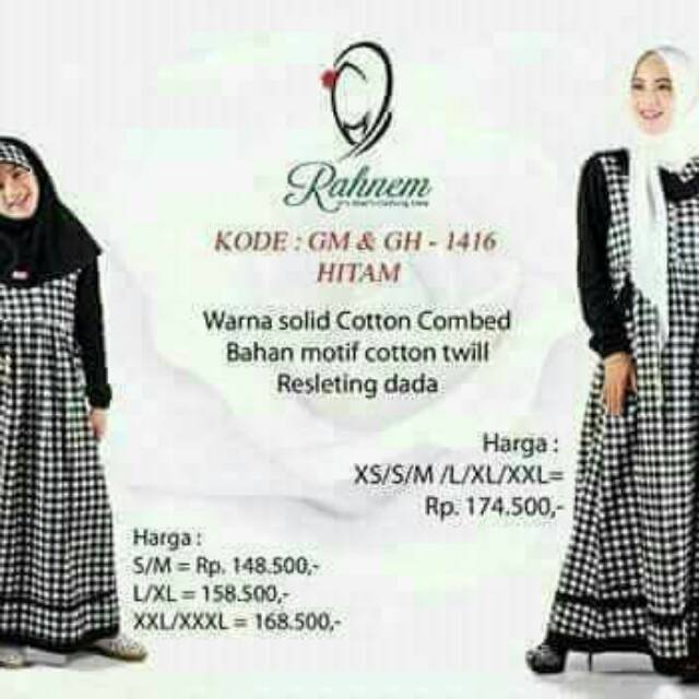 Gamis Rahnem GM1416/Distributor Rahnem