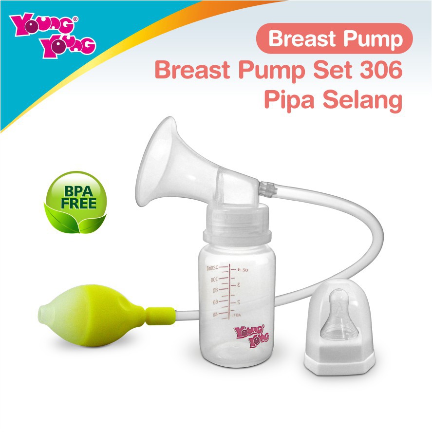 Young2 Breast Pump &amp; Feeding Set with silicone tube 306