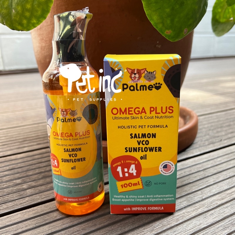 Palmeo omega plus ultimate skin and coat nutrition untuk anjing dan kucing