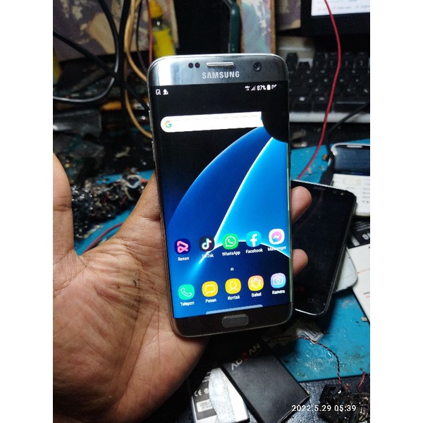 Samsung S7 Edge G935FD 4GB Minus Lcd Tompel Garis