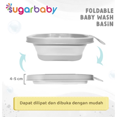 SugarBaby NEW Foldable Basin / Baskom Lipat / Ember Lipat Multifungsi Sugar Baby bak mandi baskom mandi bayu ember bayi baskom premium BASIN SUGARBABY