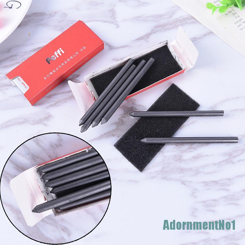 (AdornmentNo1) 6pcs / 1 Holder Pensil Mekanikal 5.6mm HB 2B 4B 6B 8B