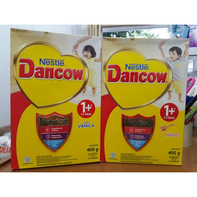 

Dancow 1+ 400 gram Rasa Vanila / Madu