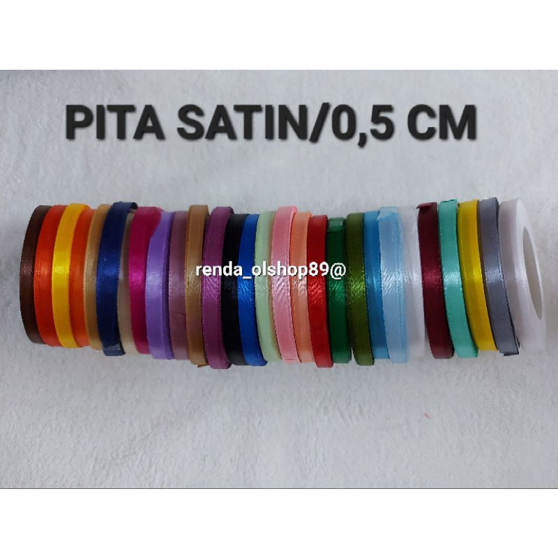 

Pita Satin 1/4 inch/Pita Satin 0,5 cm