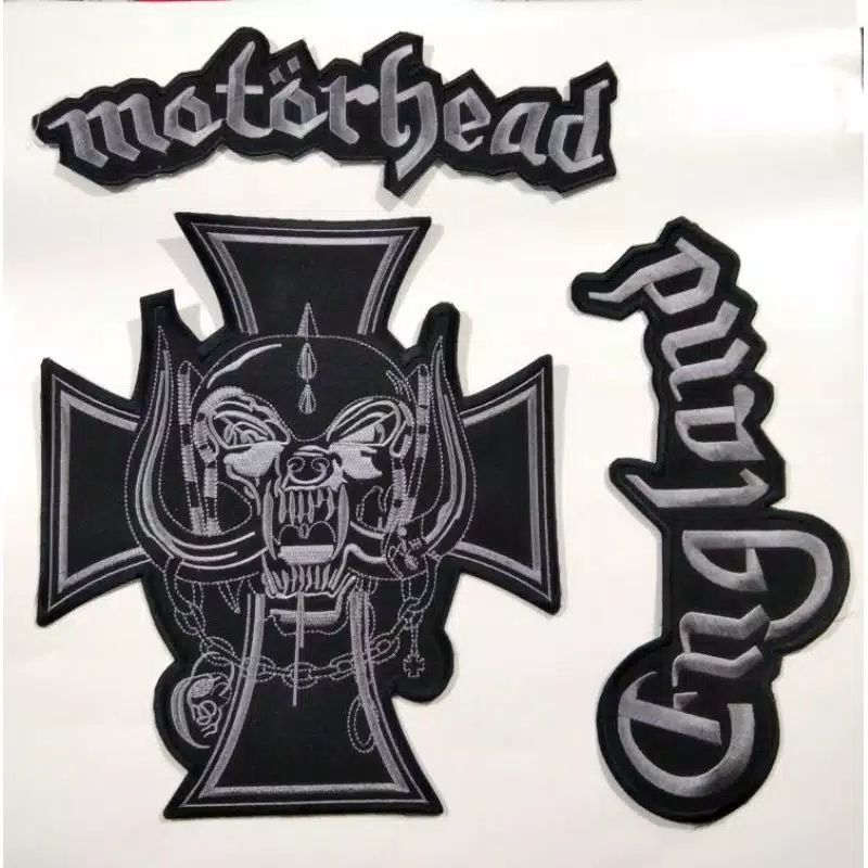 bordiran emblem patch motor head