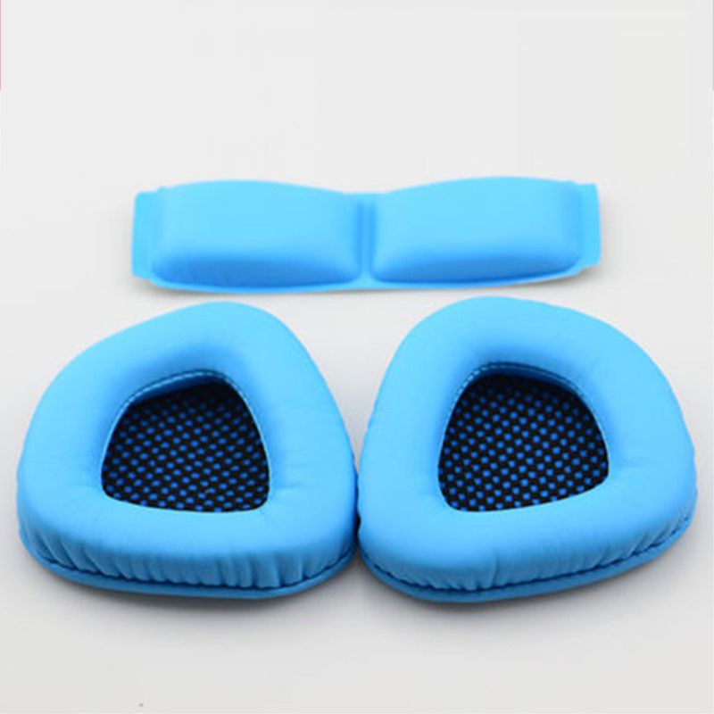 Bt Earphone Cushions Ear Pads Earmuff Pillow Cover Peredam Kebisingan Headphone Lengan Cocok Untuk SADES A60 Bantalan Telinga Kulit