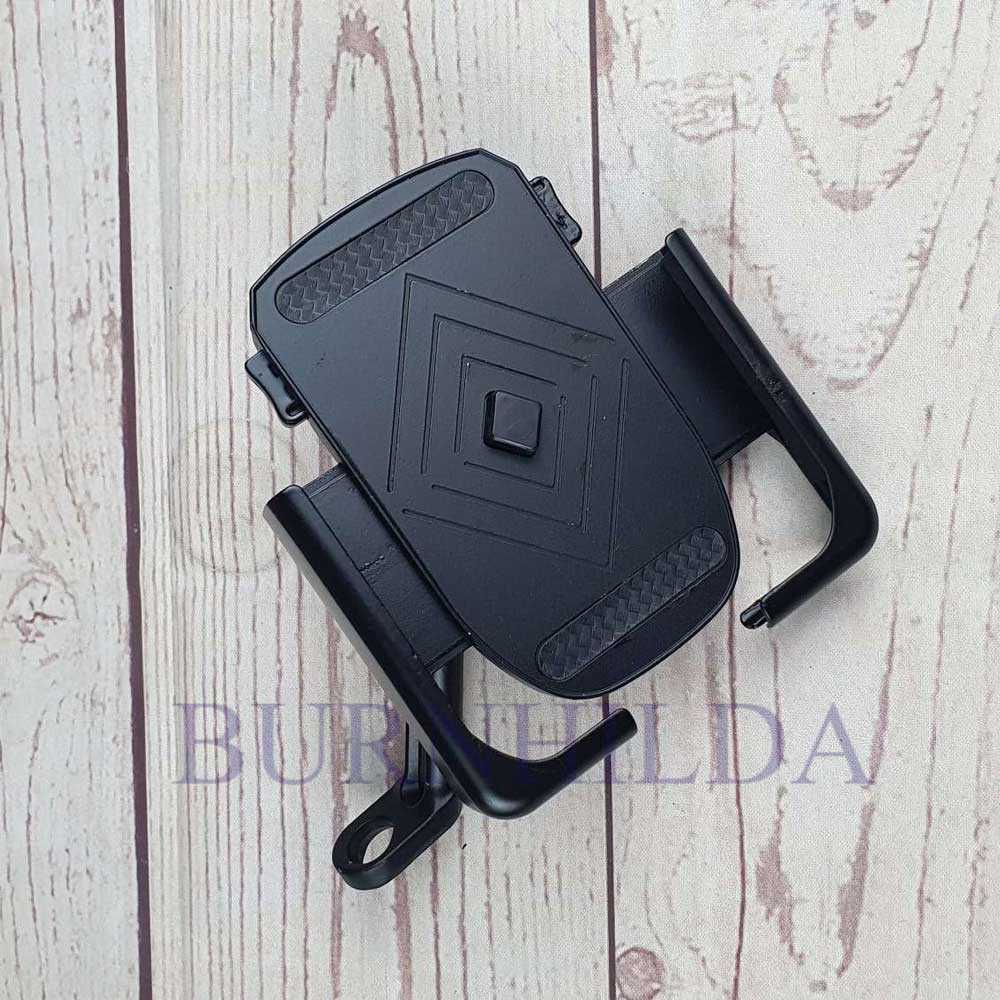 Smartphone Holder Motor Alumunium Rearview Mirror Version accesoris mobil burnhilda