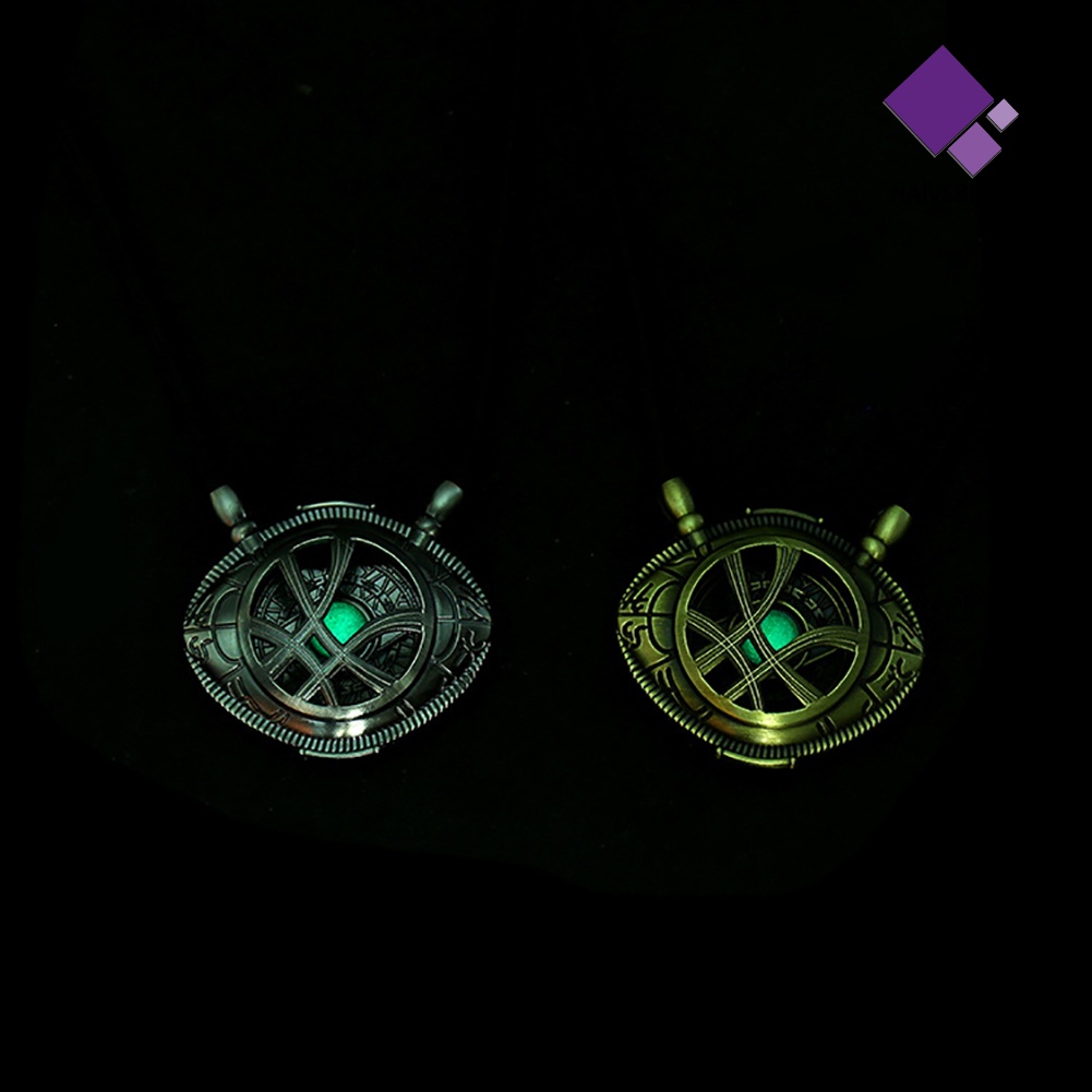 Kalung Liontin Agamotto Glow in The Dark Untuk Unisex