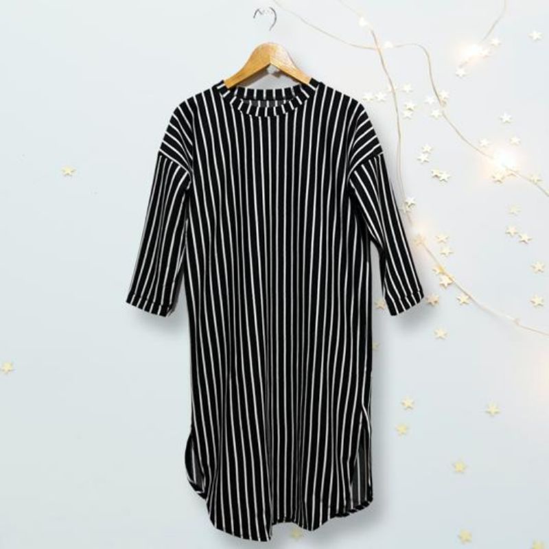 Dress Midi Waffle Uniqlo,Midi Dress Uniqlo,Dress Waffle Import,