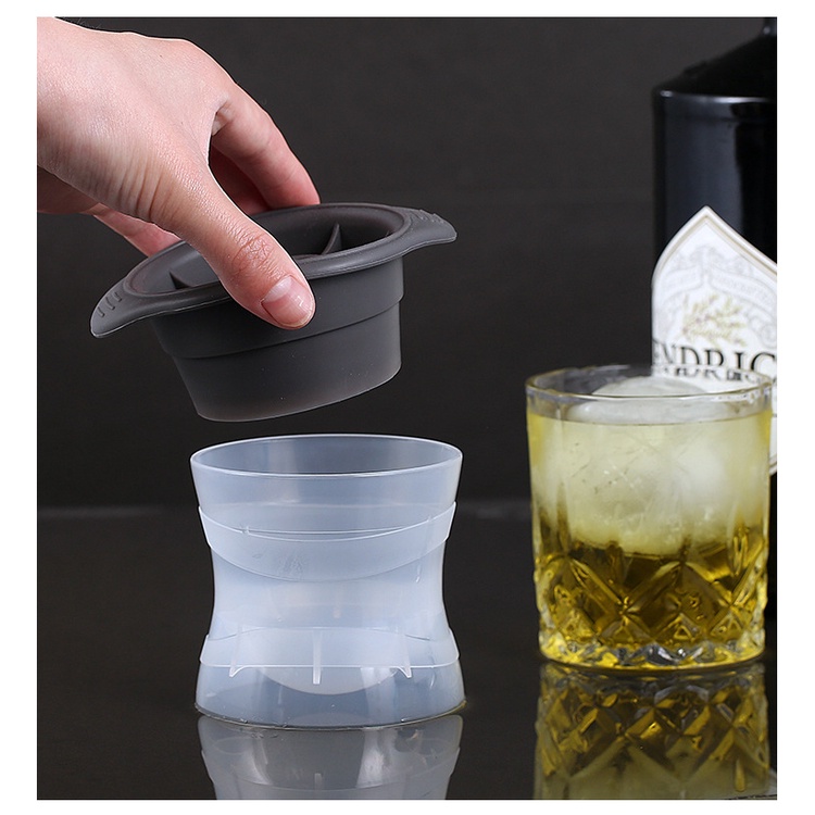 Cetakan Es Loli Ice Cube Maker Bar Cocktail Ice Box Molds Sphere Round Ball