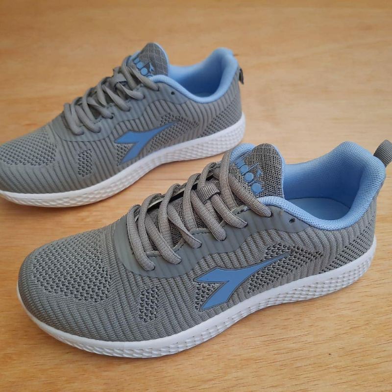 SALE 70% SEPATU RUNNING DIADORA WANITA JOD GREY BLUE ORIGINAL BNIB TERMURAH