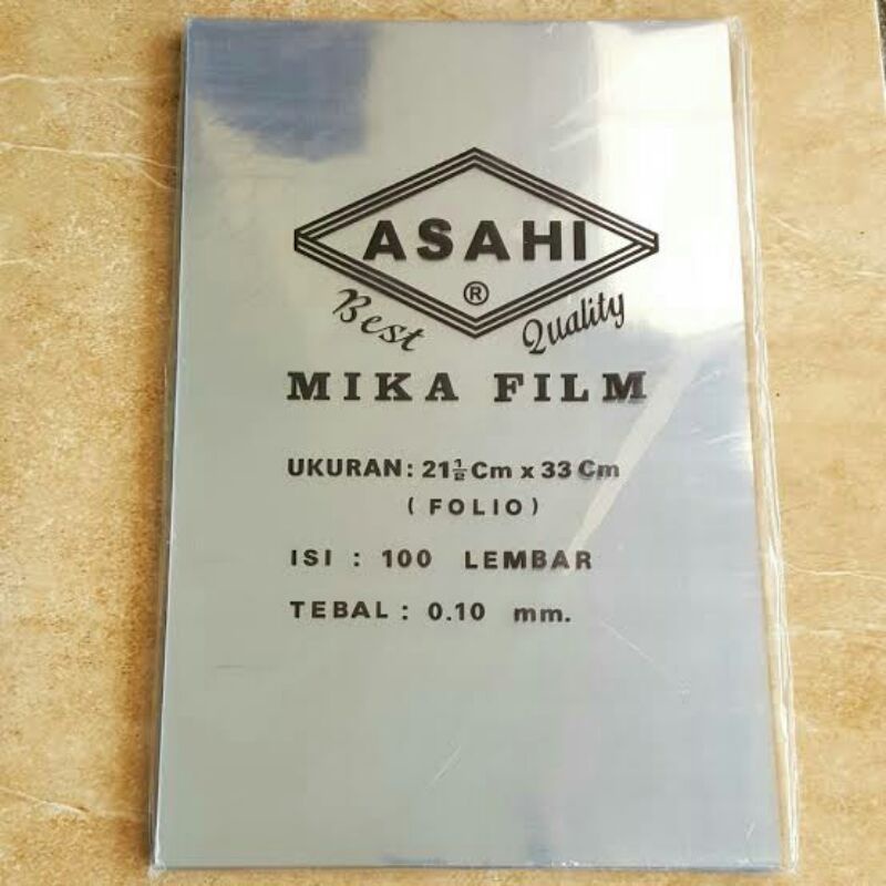 

Plastik Mika Jilid Asahi F4 (100 lembar)