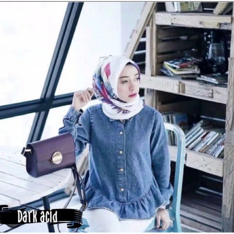 Baju wanita jeans wanita jeans plum