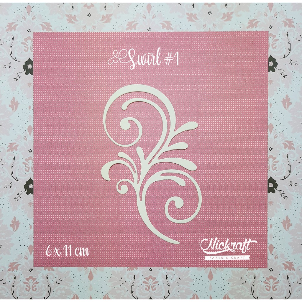 

SWIRL #1 - Daun Kertas / Bahan Scrapbook Ulir