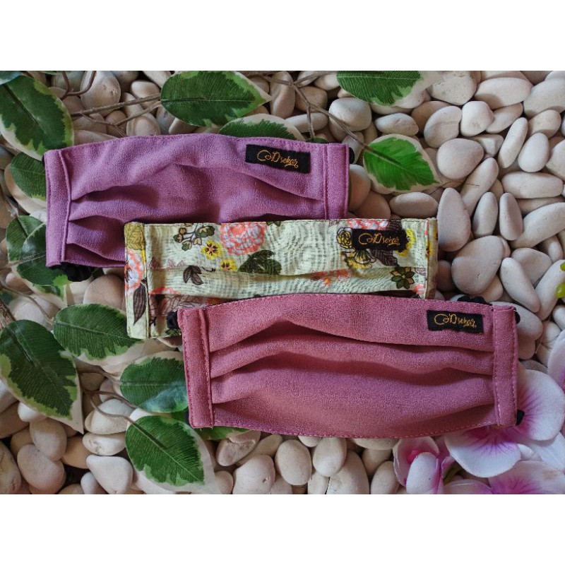 masker serut hijab