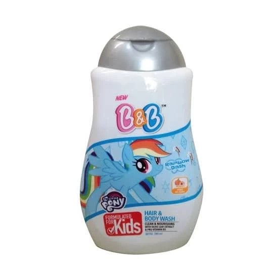 B&amp;B KIDS LITTLE PONY Hair &amp; Body Wash 280ml