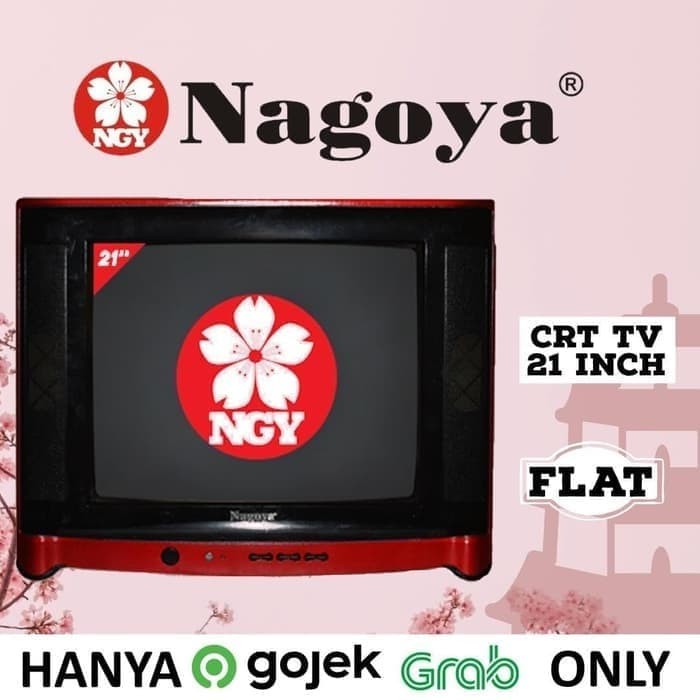 Televisi / TV NAGOYA 21 inch Flat – TV CRT Tabung Garansi – NG2112