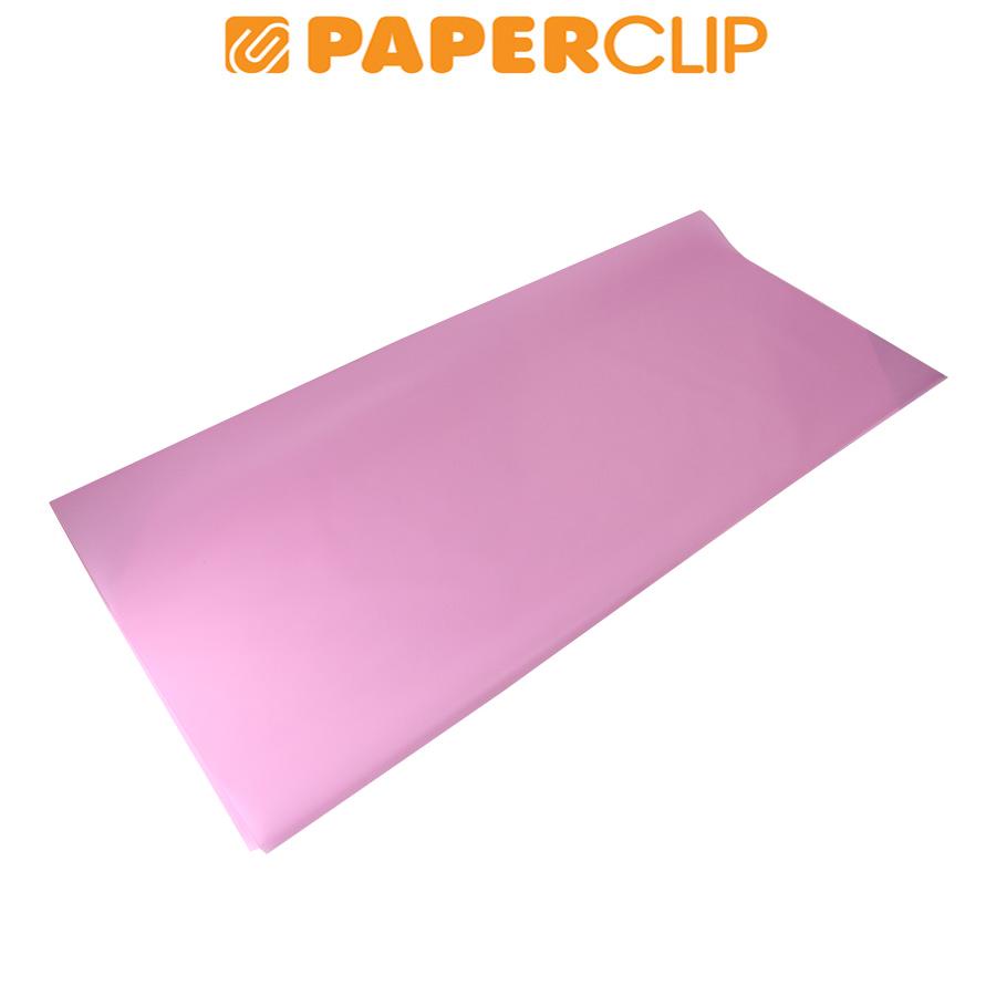 

FLOWER WRAP CELLOPHANE POLOS PINK