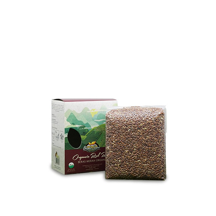 Bionic Farm, Organic Red Rice 1kg (Beras Merah Organik)