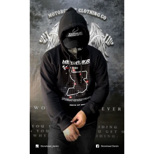 HOODIE MANDALIKA MOTO GP 2022 / HOODIE PRIA WANITA / JUMPER HOODIE / SWEATER MANDALIKA CIRCUIT