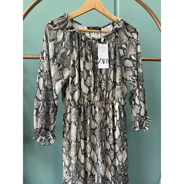 Zr printed midi dress (nobelt