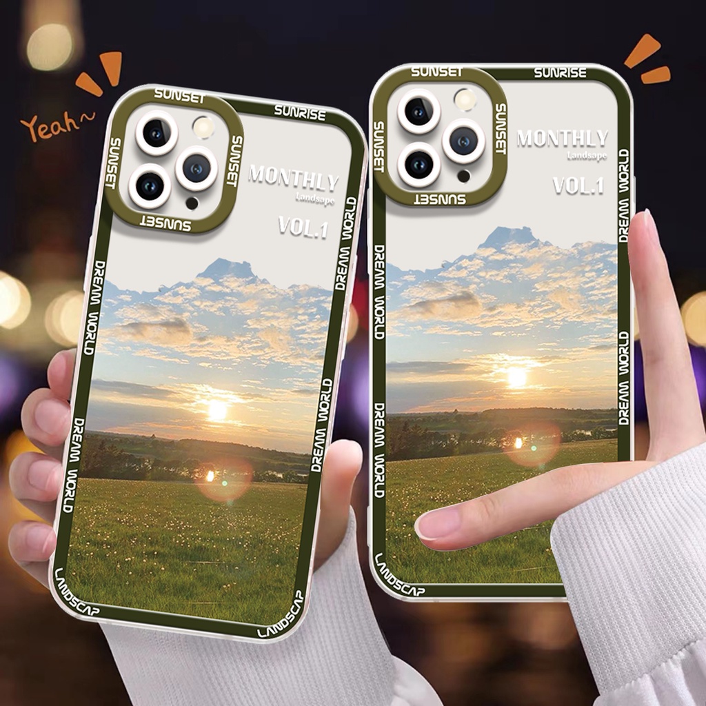 Soft Case TPU Transparan Shockproof Cover IPhone 14 13 12 Pro 11 XS Max XR X 8 7 6S Plus