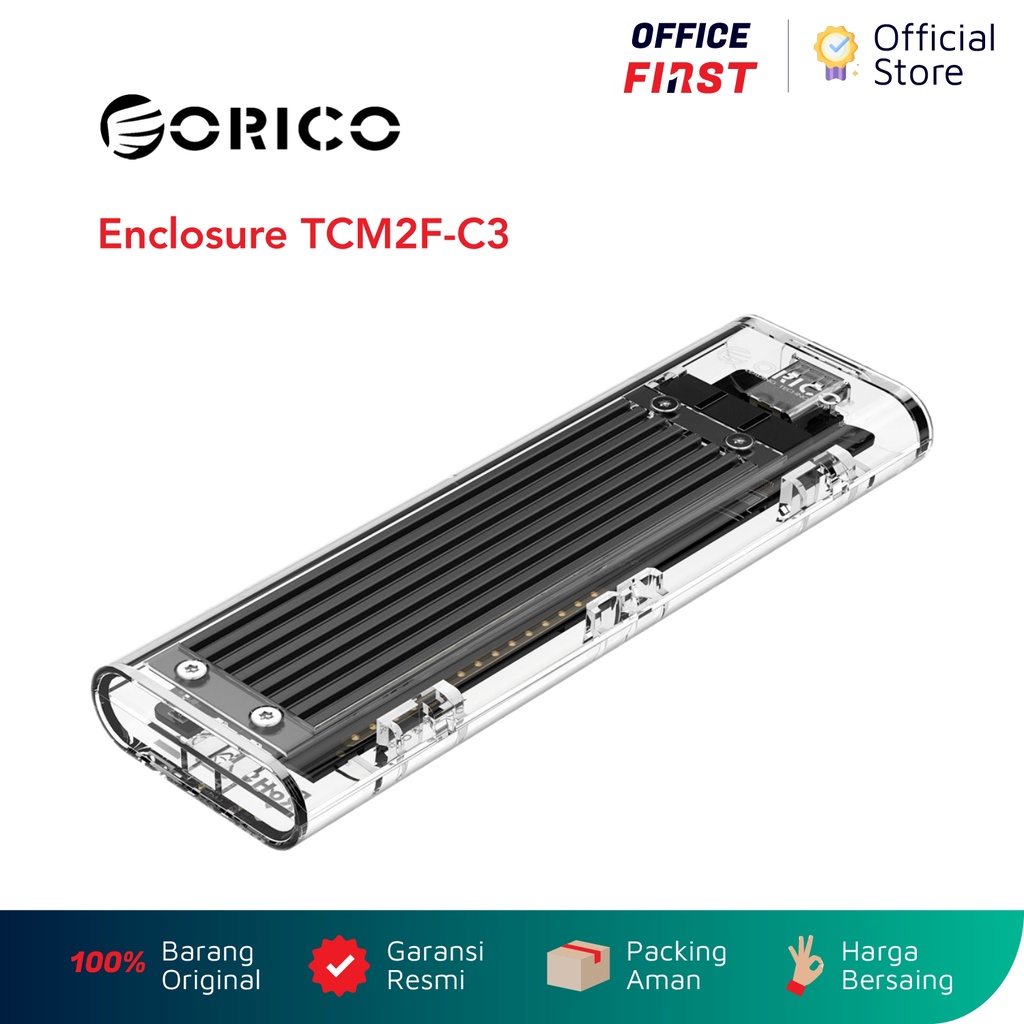 ORICO TCM2F-C3 Enclosure Type C NGFF M.2 SSD SATA TCM2F Case Casing