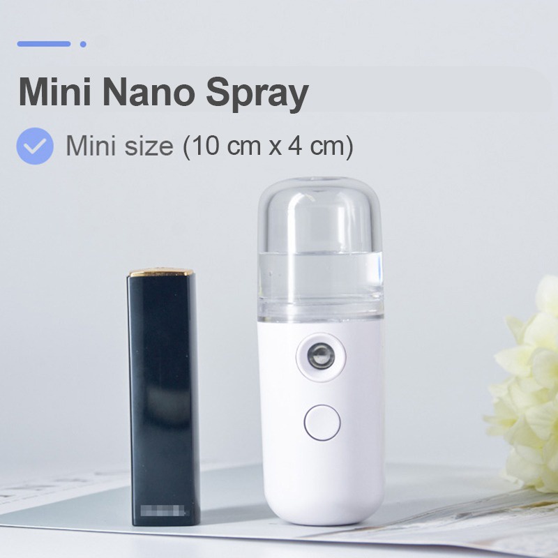 Nano Spray Wajah Nano Spray Mini Portable USB Nano Spray Murah Face Mist Sprayer Handy Mist Spray